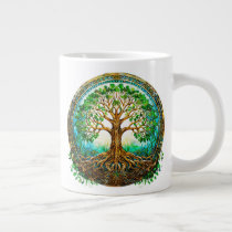 Celtic Tree of Life in Emerald Green