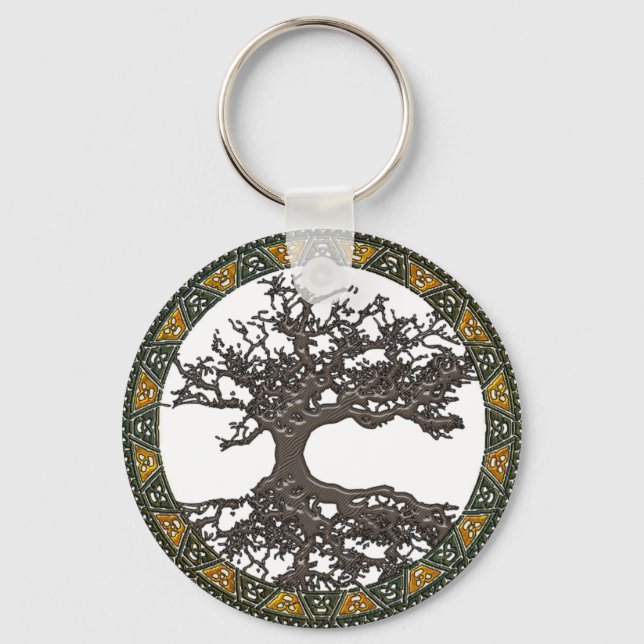 Celtic Tree of Life Keychain (Front)