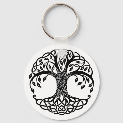 Celtic tree of life keychain