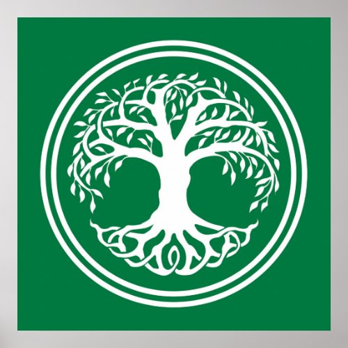 Celtic Tree of life knot Poster