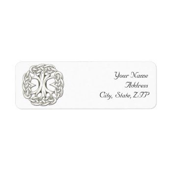 Celtic Tree Of Life Label by NoteableExpressions at Zazzle