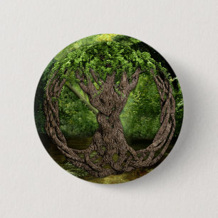 Celtic Tree Of Life Pinback Button