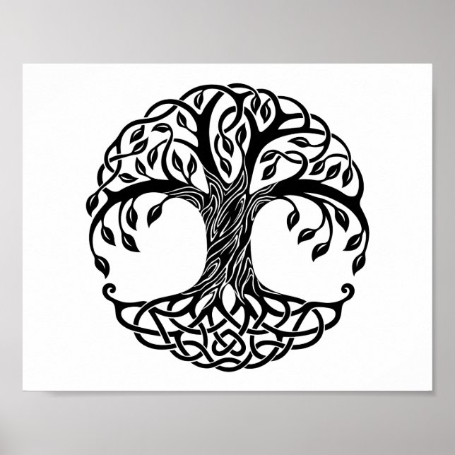 Celtic tree of life poster (Front)