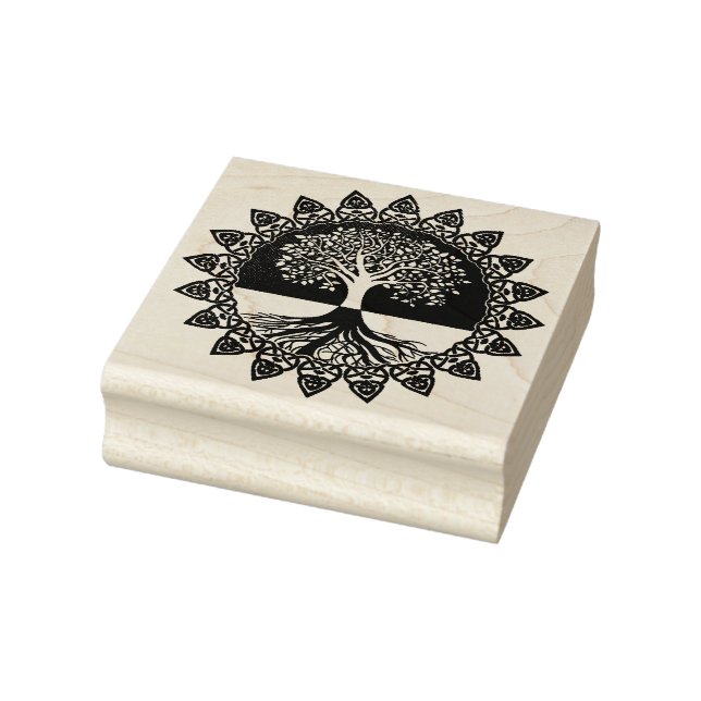 Celtic Tree of Life Rubber Stamp (Stamp)