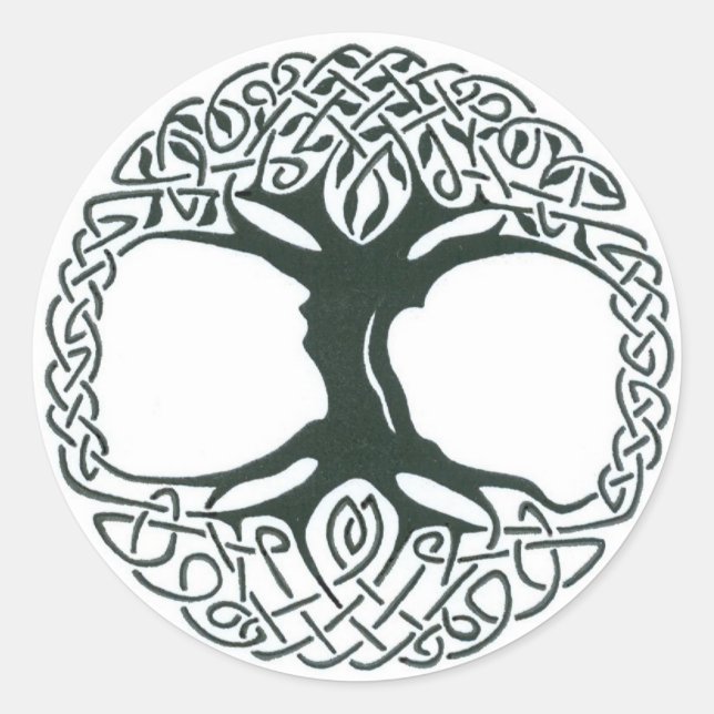 Celtic Tree of Life stickers (Front)