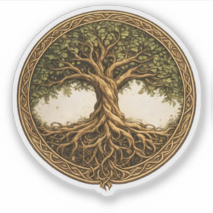Celtic Tree of Life Vinyl Sticker
