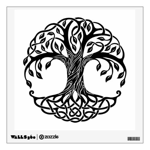 Celtic tree of life wall decal