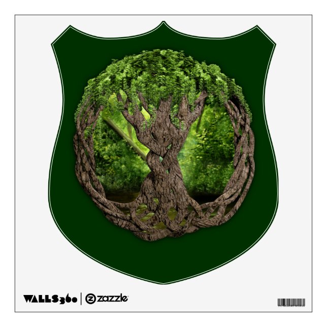 Celtic Tree Of Life Wall Decal (Front)