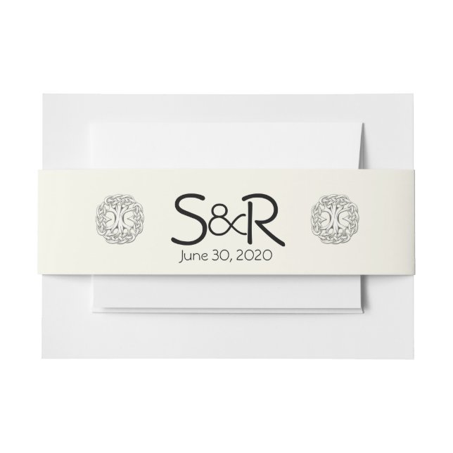 Celtic Tree of Life Wedding Belly Band (Front Example)