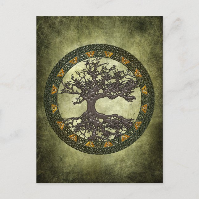 Celtic Tree of Life [Yggdrasil] Postcard (Front)