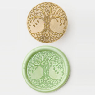 celtic tree wax seal stamp