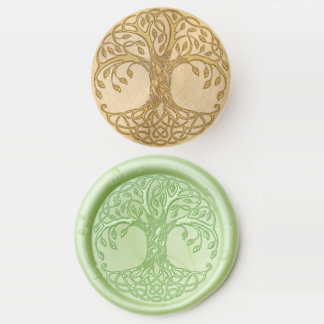 celtic tree wax seal stamp