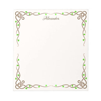 Celtic Trellis Notepad