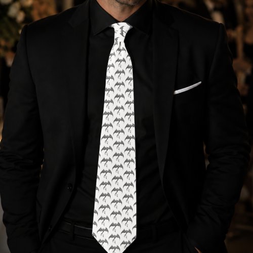 Celtic Tribal Dragon Knotwork Black White Fantasy