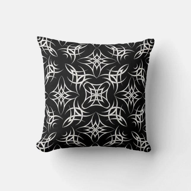 Celtic Tribal Throw Pillow (Front)