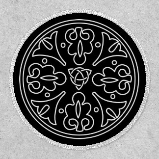 Celtic Tribal Viking Abstract Round Ornament Patch