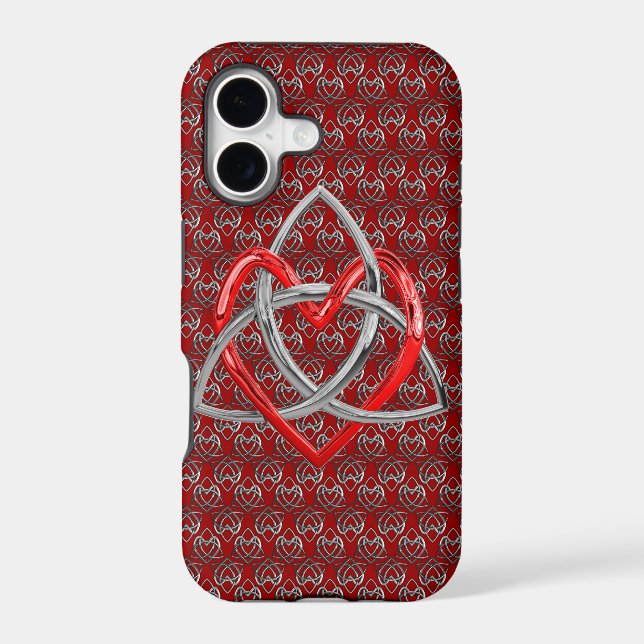 Celtic Trinity Heart Iphone Case (Back)