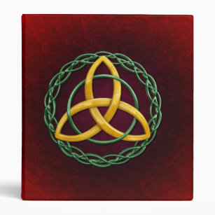 Celtic Trinity Knot 3 Ring Binder