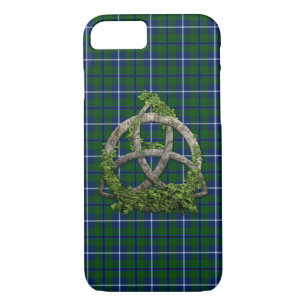 Celtic Trinity Knot And Clan Douglas Tartan iPhone 8/7 Case