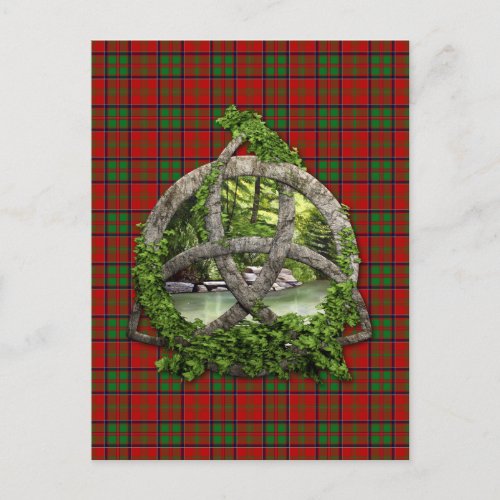 Celtic Trinity Knot And Clan MacDonald Of Glencoe Postcard