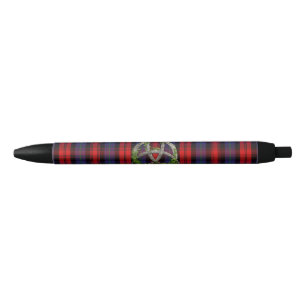 Celtic Trinity Knot And Clan MacLachlan Tartan Pen