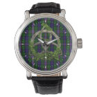 Celtic Trinity Knot And Scottish National Tartan