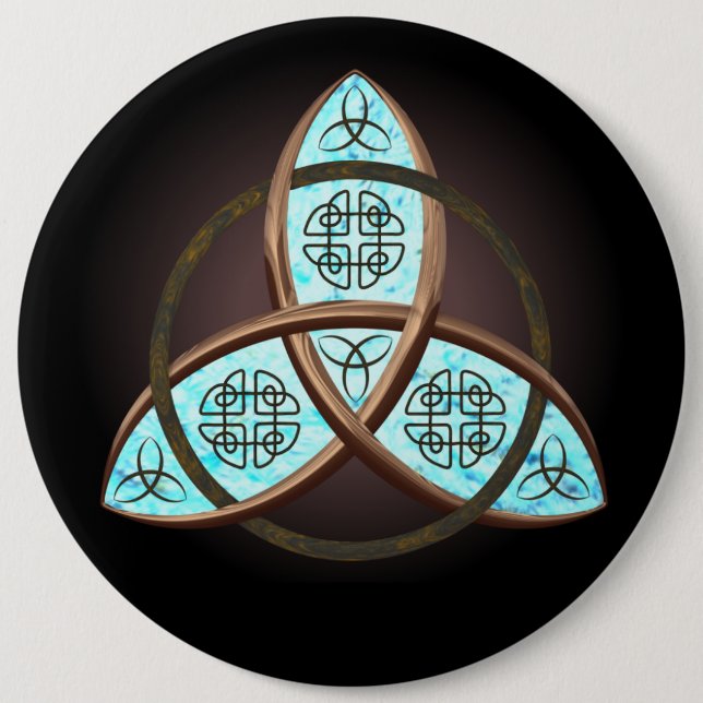 Celtic Trinity Knot Button (Front)