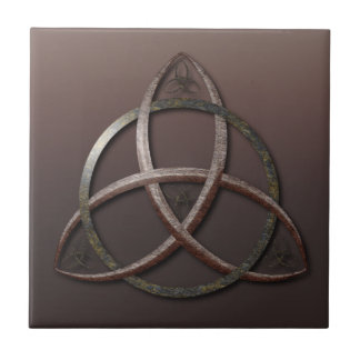 Celtic Trinity Knot Ceramic Tile