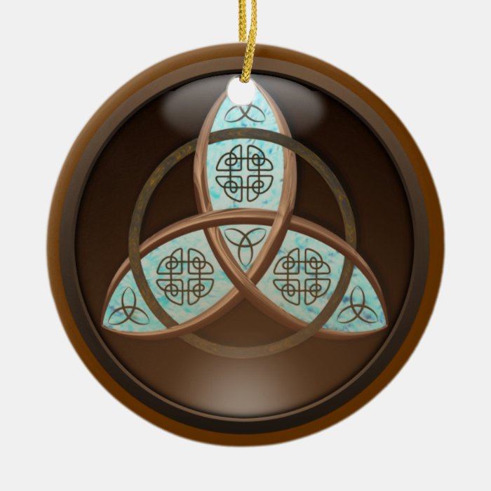 Celtic Trinity Knot Christmas Ornaments