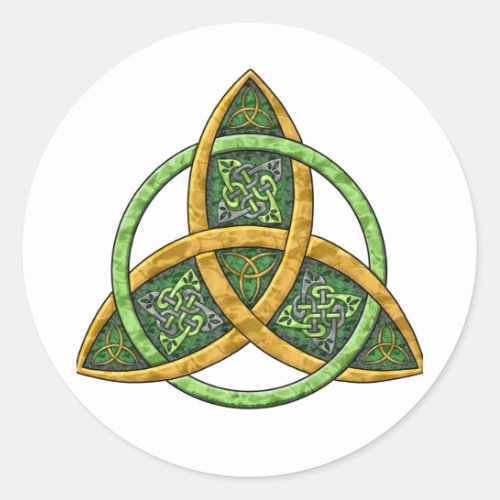 Celtic Trinity Knot Classic Round Sticker