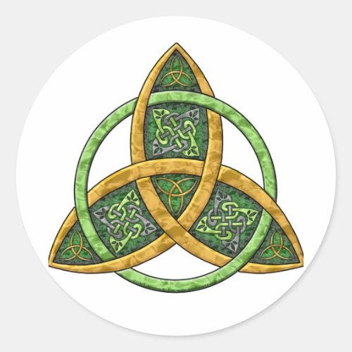 Celtic Trinity Knot Classic Round Sticker