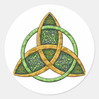 Celtic Trinity Knot Classic Round Sticker