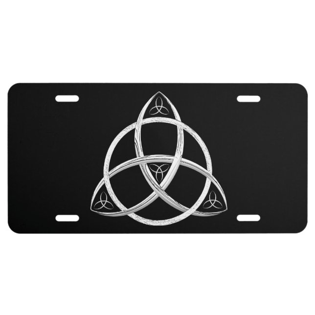 Celtic Trinity Knot License Plate (Front)