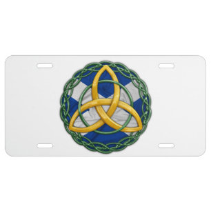 Celtic Trinity Knot License Plate