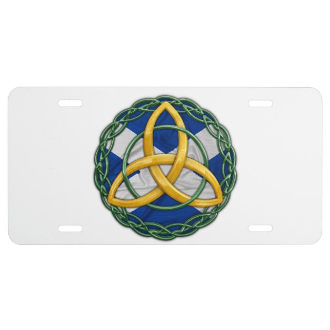 Celtic Trinity Knot License Plate (Front)