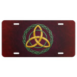 Celtic Trinity Knot License Plate