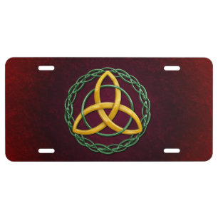 Celtic Trinity Knot License Plate