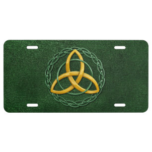 Celtic Trinity Knot License Plate