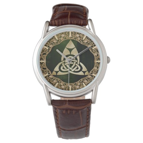Celtic Trinity Knot on Forest Shadows  Watch