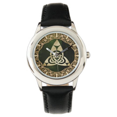 Celtic Trinity Knot on Forest Shadows   Watch