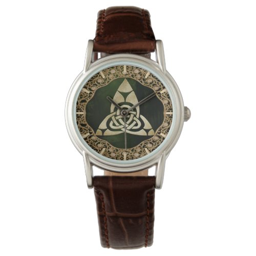 Celtic Trinity Knot on Forest Shadows  Watch
