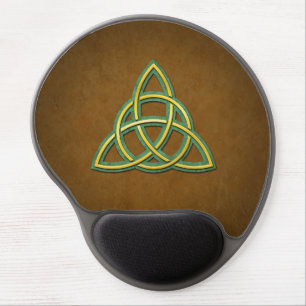Celtic Trinity Knot or Trequetra Gel Mouse Pad