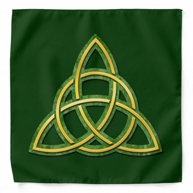 Celtic Trinity Knot or Triquetra Bandana (Front)