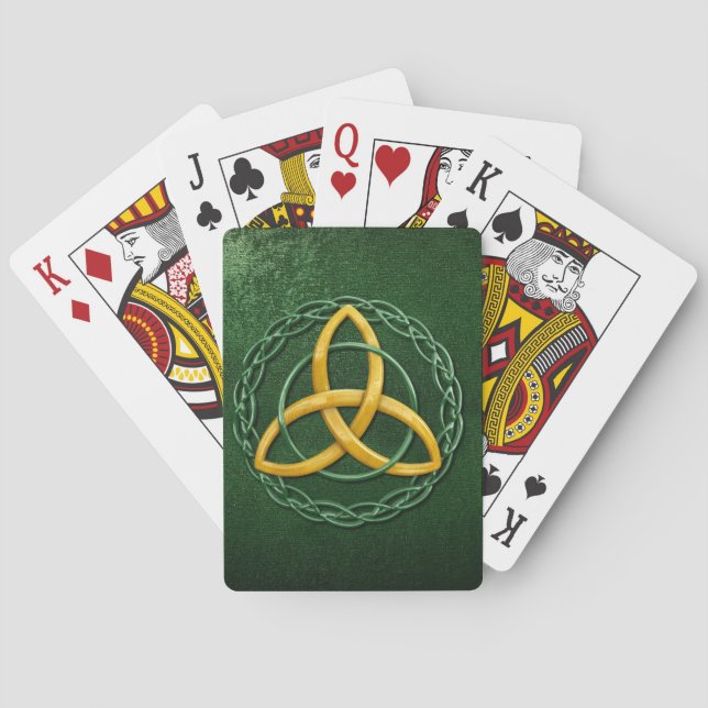 Celtic Trinity Knot Poker Cards (Back)