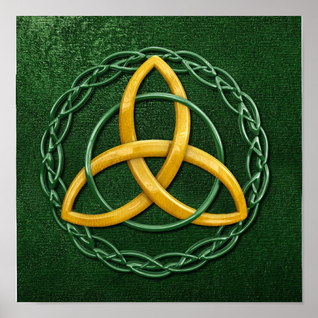 Celtic Trinity Knot Poster 