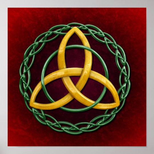 Celtic Trinity Knot Poster | Zazzle.com