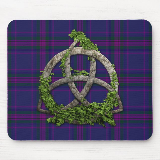Celtic Trinity Knot Spirit Of Scotland Mouse Pad (Front)