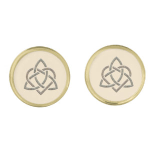 Celtic Trinity Knot Symbol Cufflinks