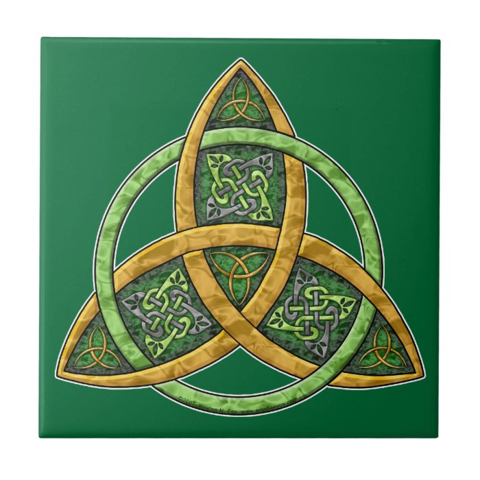 Celtic Trinity Knot Tile | Zazzle