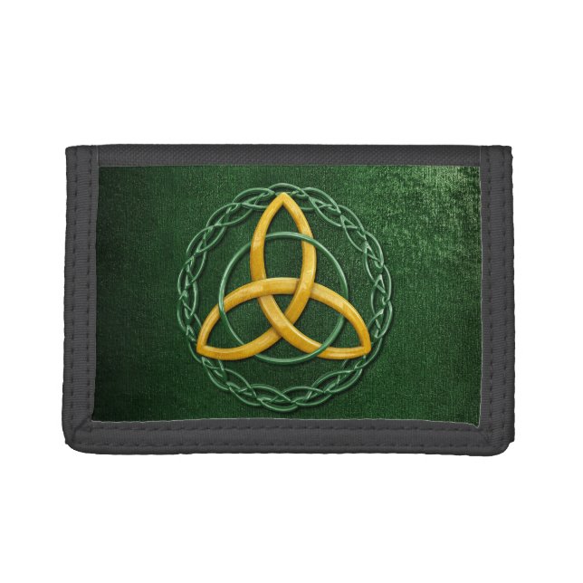 Celtic Trinity Knot Tri-fold Wallet (Front)